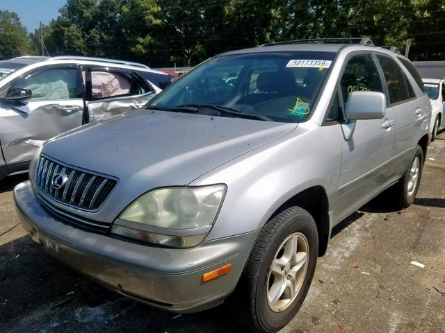 JTJGF10U110116926 - 2001 LEXUS RX SILVER photo 2