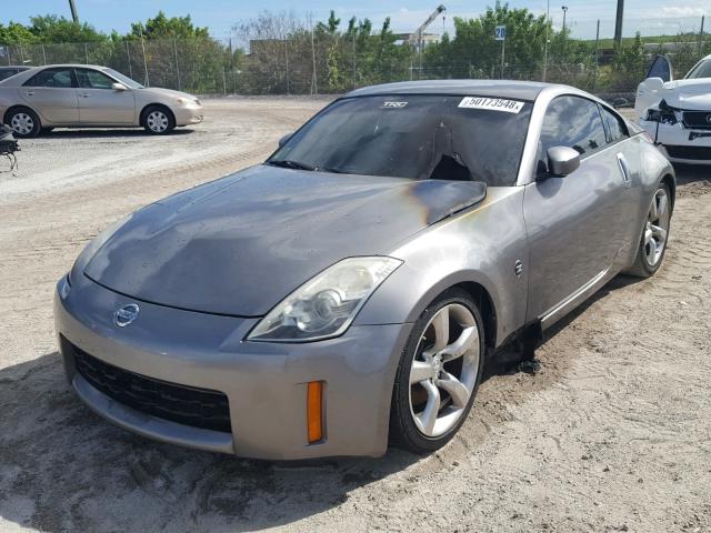 JN1BZ34D57M501453 - 2007 NISSAN 350Z COUPE SILVER photo 2