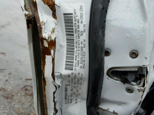 3C6UD5HL6CG158268 - 2012 DODGE RAM 2500 S WHITE photo 10