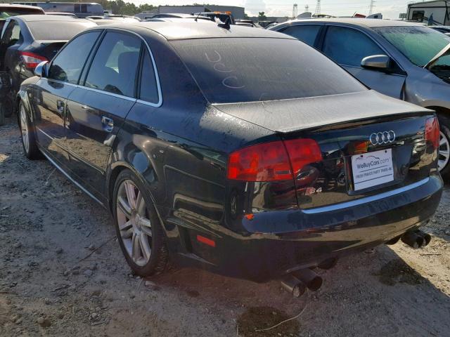 WAUGL78E77A137257 - 2007 AUDI NEW S4 QUA BLACK photo 3