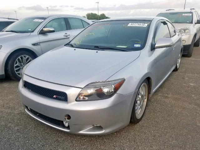 JTKDE167670195246 - 2007 TOYOTA SCION TC ვერცხლისფერი ფოტო 2