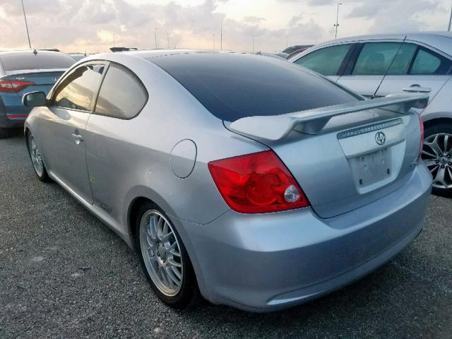 JTKDE167670195246 - 2007 TOYOTA SCION TC ვერცხლისფერი ფოტო 3