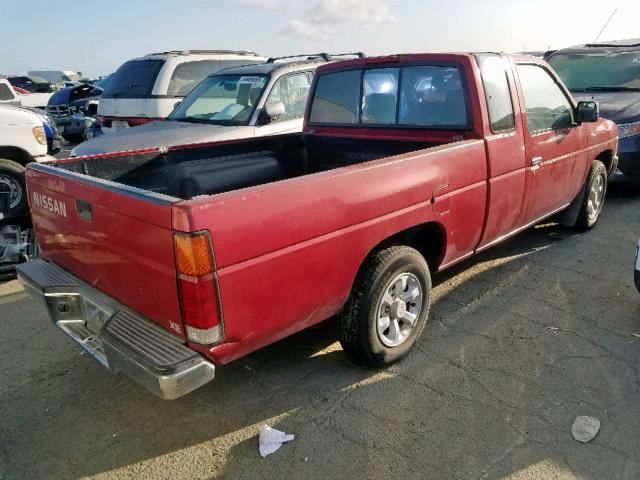 1N6SD16S4VC308416 - 1997 NISSAN TRUCK KING RED photo 4