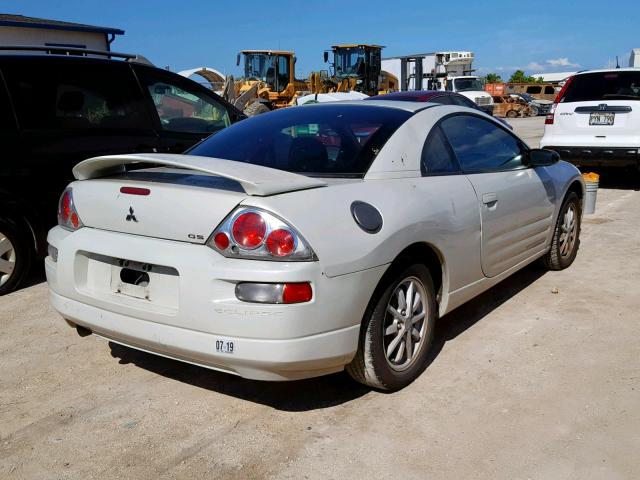 4A3AC44G52E048333 - 2002 MITSUBISHI ECLIPSE GS WHITE photo 4