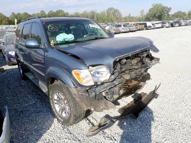 5TDZT38A05S260576 - 2005 TOYOTA SEQUOIA LI BLUE photo 1