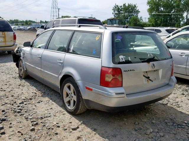 WVWWH63B94E070432 - 2004 VOLKSWAGEN PASSAT GLX SILVER photo 3