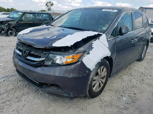 5FNRL5H39GB023315 - 2016 HONDA ODYSSEY SE GRAY photo 2