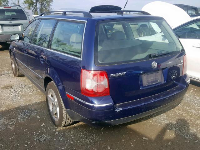 WVWYH63B94E161029 - 2004 VOLKSWAGEN PASSAT GLX Mavi foto 3