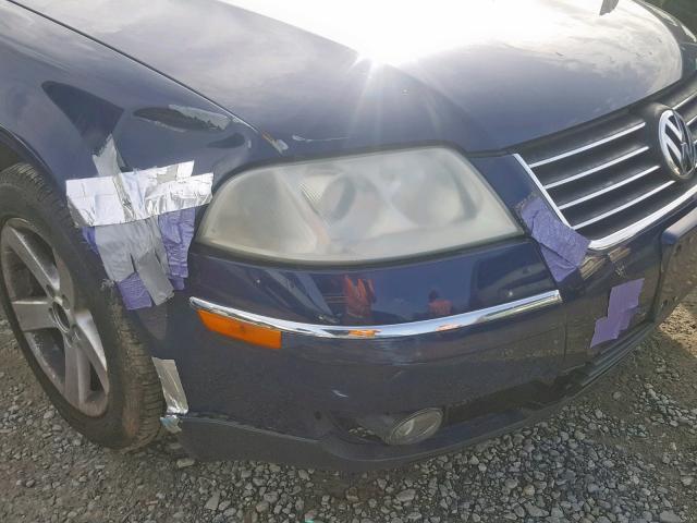 WVWYH63B94E161029 - 2004 VOLKSWAGEN PASSAT GLX Mavi foto 9