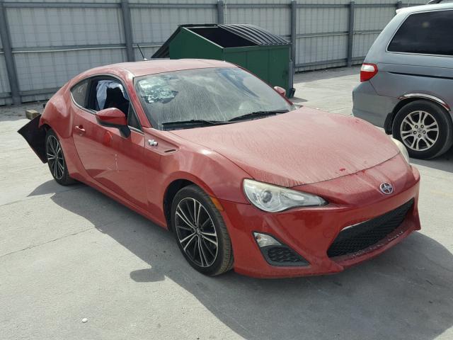 JF1ZNAA17D1715031 - 2013 TOYOTA SCION FR-S RED photo 1