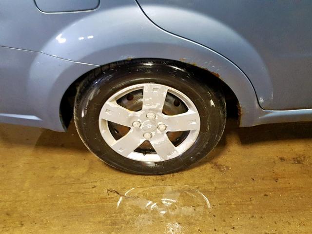 KL1TD56627B054559 - 2007 CHEVROLET AVEO BASE Blau Foto 9