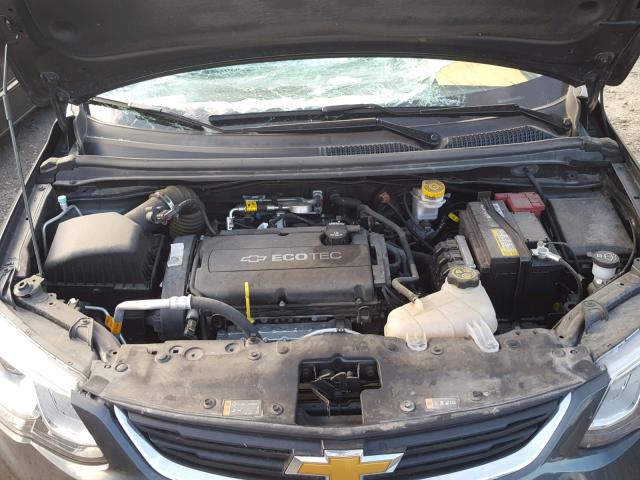 1G1JB5SH1H4150629 - 2017 CHEVROLET SONIC LS CHARCOAL photo 7