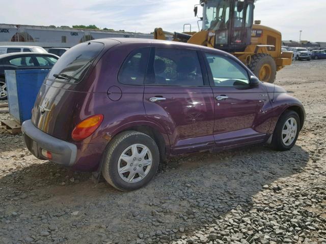 3C8FY4BB51T640877 - 2001 CHRYSLER PT CRUISER PURPLE photo 4