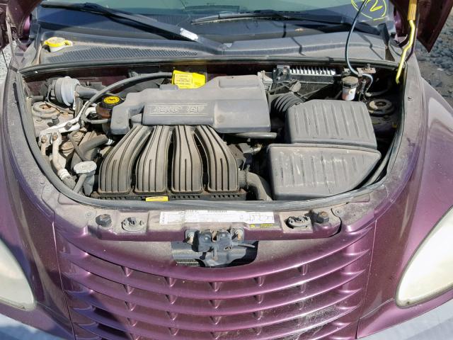 3C8FY4BB51T640877 - 2001 CHRYSLER PT CRUISER PURPLE photo 7