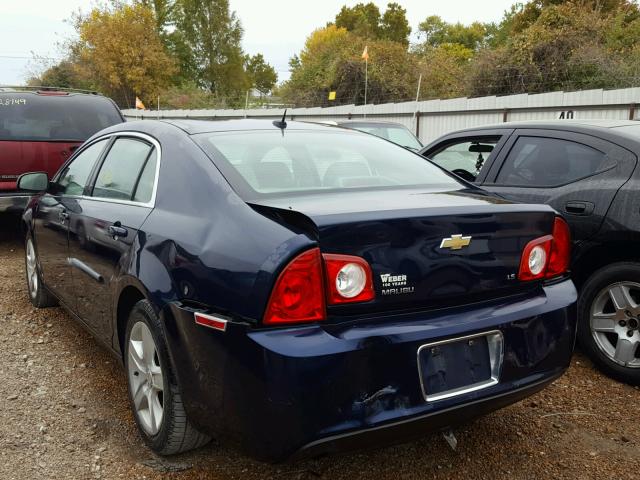 1G1ZG57B09F208406 - 2009 CHEVROLET MALIBU LS ლურჯი ფოტო 3