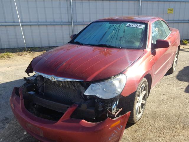 1C3LC55R48N642152 - 2008 CHRYSLER SEBRING TO RED photo 2