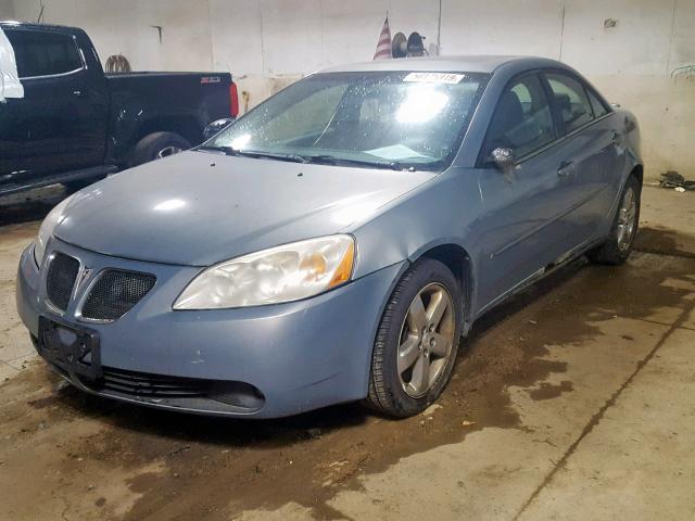 1G2ZH58N374254614 - 2007 PONTIAC G6 GT BLUE photo 2