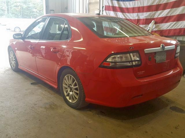 YS3FB49YX81104854 - 2008 SAAB 9-3 2.0T RED photo 3