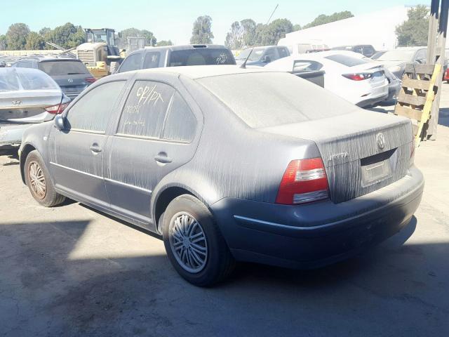 3VWRA69M54M136881 - 2004 VOLKSWAGEN JETTA GL GRAY photo 3