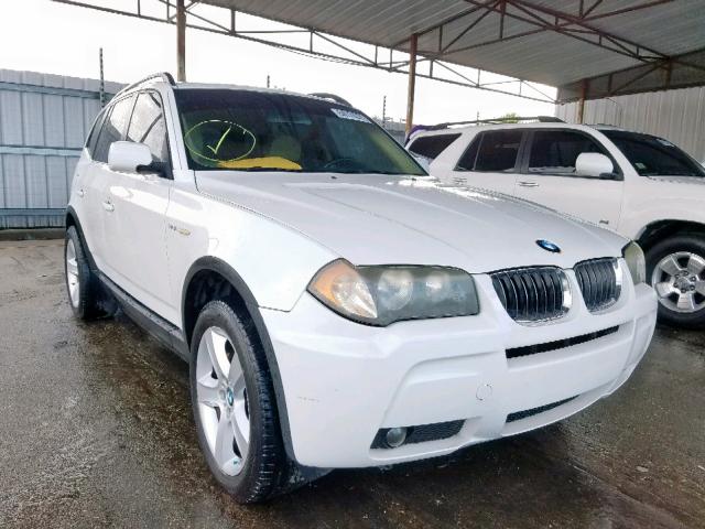 WBXPA93466WD29604 - 2006 BMW X3 3.0I WHITE photo 1