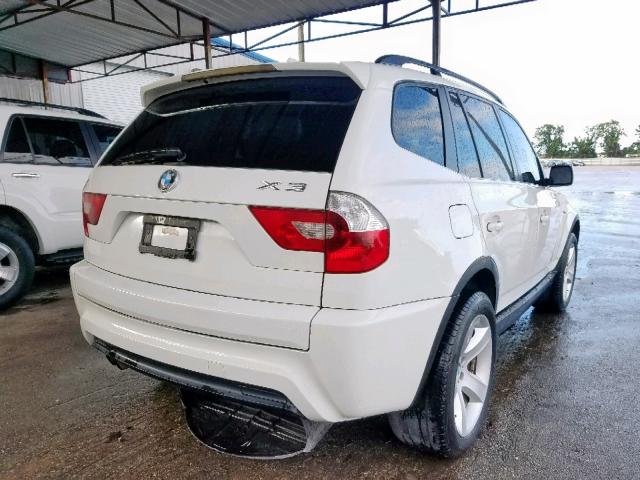 WBXPA93466WD29604 - 2006 BMW X3 3.0I WHITE photo 4