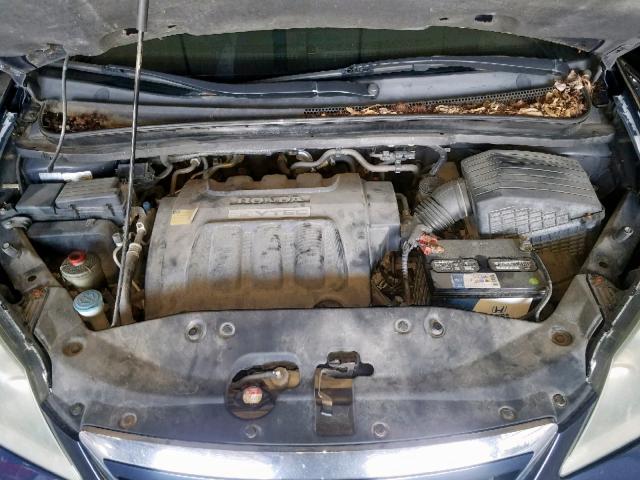 5FNRL38446B058159 - 2006 HONDA ODYSSEY EX BLUE photo 7