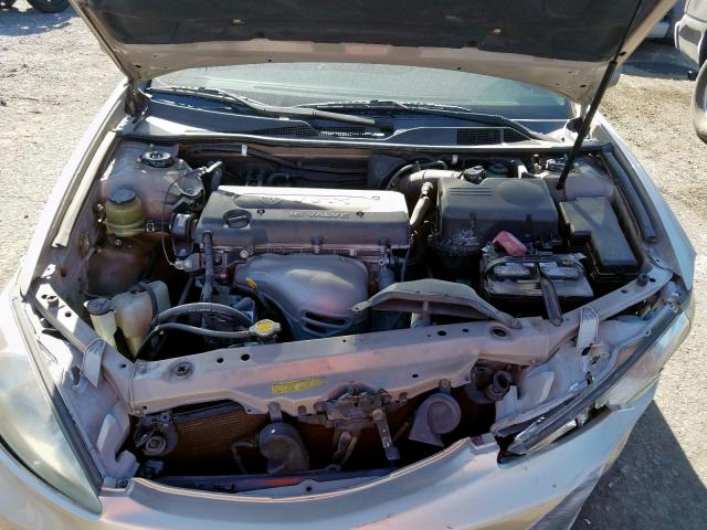 4T1BE32K32U621783 - 2002 TOYOTA CAMRY LE GOLD photo 7