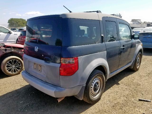 5J6YH18223L013160 - 2003 HONDA ELEMENT DX BLACK photo 4