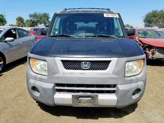 5J6YH18223L013160 - 2003 HONDA ELEMENT DX BLACK photo 9