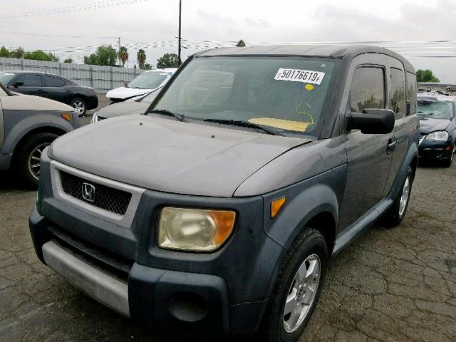 5J6YH18665L016990 - 2005 HONDA ELEMENT EX GRAY photo 2