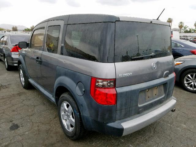 5J6YH18665L016990 - 2005 HONDA ELEMENT EX GRAY photo 3