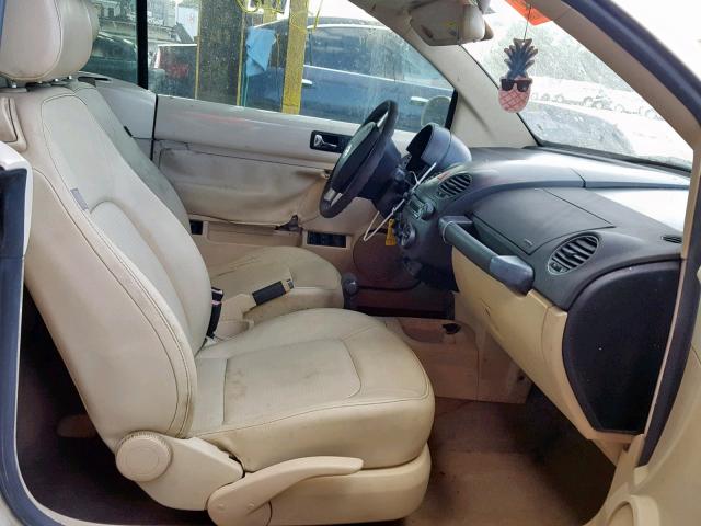 3VWRF31Y57M417985 - 2007 VOLKSWAGEN NEW BEETLE კრემისფერი ფოტო 5