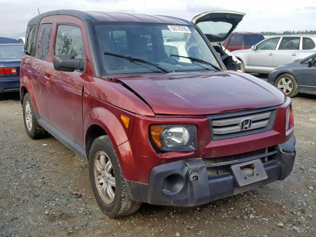 5J6YH28798L007235 - 2008 HONDA ELEMENT EX RED photo 1