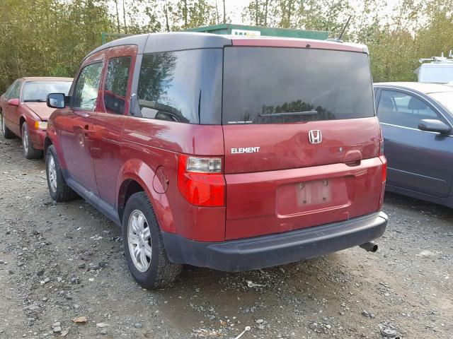 5J6YH28798L007235 - 2008 HONDA ELEMENT EX RED photo 3