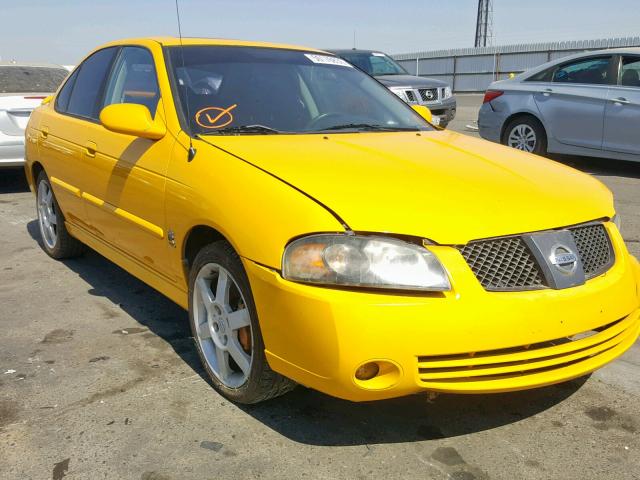 3N1AB51D86L510298 - 2006 NISSAN SENTRA SE- YELLOW photo 1