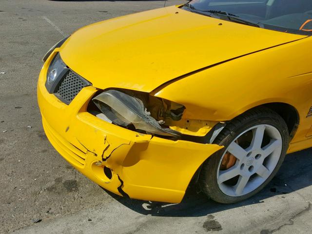 3N1AB51D86L510298 - 2006 NISSAN SENTRA SE- YELLOW photo 9