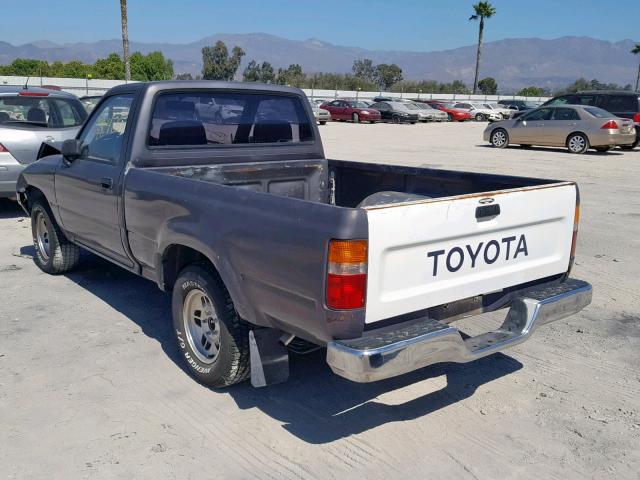 JT4RN81P6K0022753 - 1989 TOYOTA PICKUP 1/2 CHARCOAL photo 3