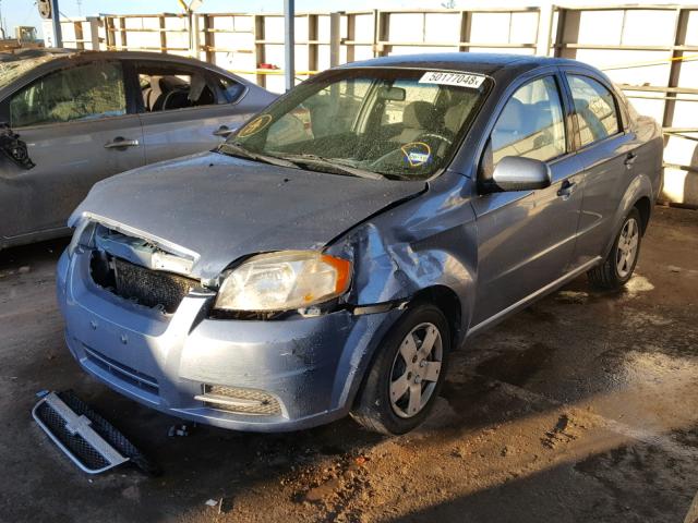 KL1TD56628B003323 - 2008 CHEVROLET AVEO BASE Mavi foto 2