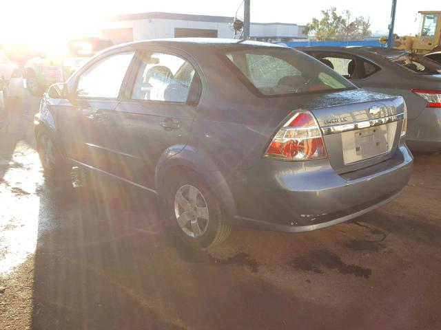 KL1TD56628B003323 - 2008 CHEVROLET AVEO BASE Mavi foto 3
