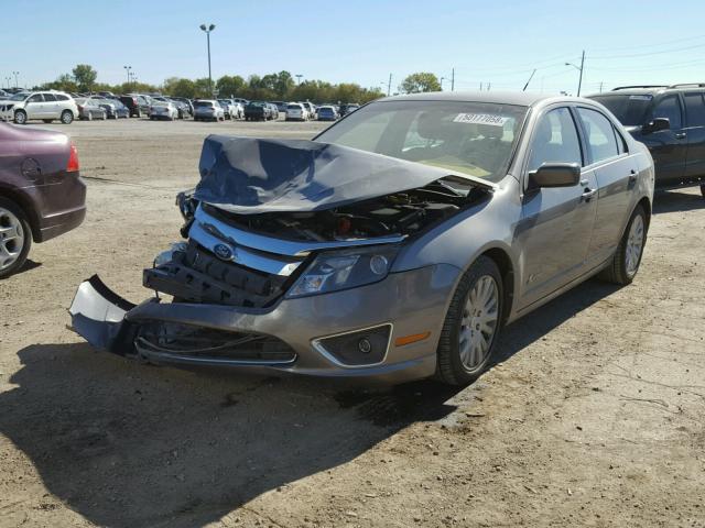 3FADP0L35BR150682 - 2011 FORD FUSION HYB GRAY photo 2