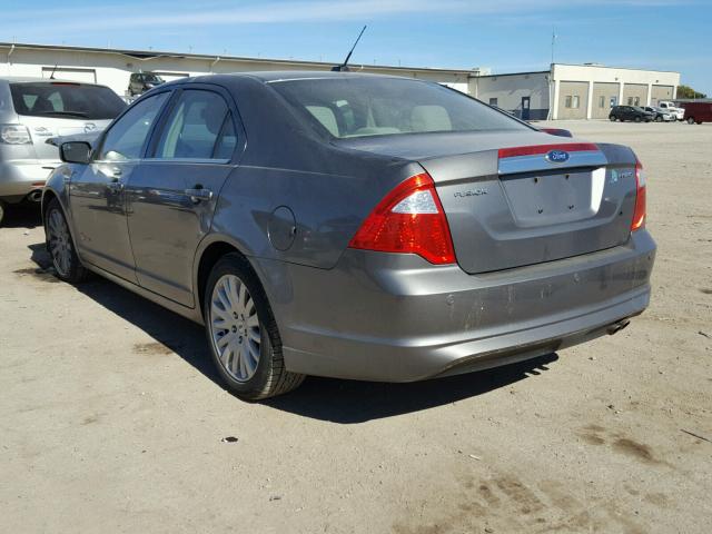 3FADP0L35BR150682 - 2011 FORD FUSION HYB GRAY photo 3