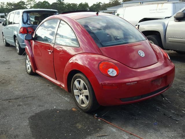 3VWRW31C47M510002 - 2007 VOLKSWAGEN NEW BEETLE RED photo 3