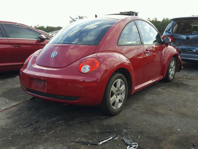 3VWRW31C47M510002 - 2007 VOLKSWAGEN NEW BEETLE RED photo 4