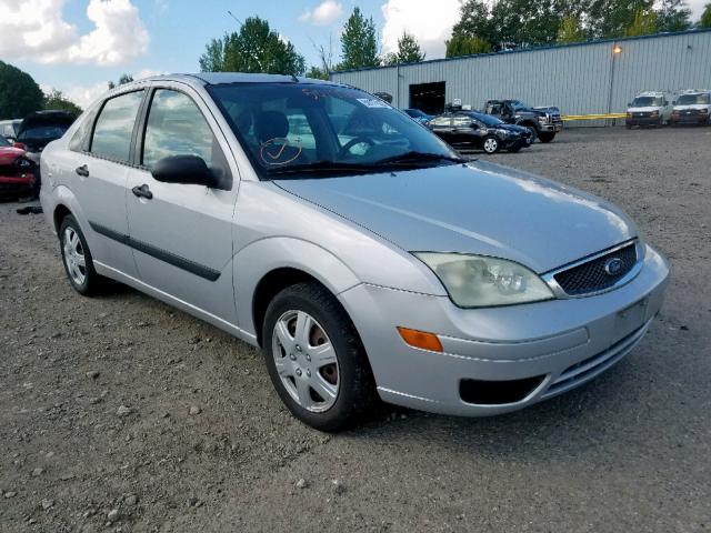 1FAFP34N15W100857 - 2005 FORD FOCUS ZX4 SILVER photo 1