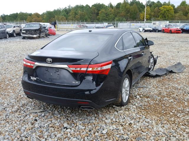 4T1BK1EB1FU151459 - 2015 TOYOTA AVALON XLE BLACK photo 4