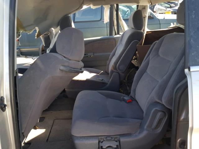 5FNRL38206B023620 - 2006 HONDA ODYSSEY LX SILVER photo 6