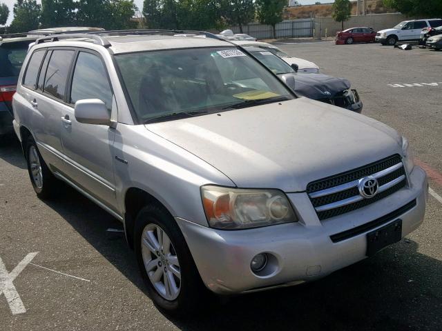 JTEDW21A560004391 - 2006 TOYOTA HIGHLANDER SILVER photo 1