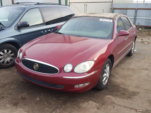 2G4WD582661210371 - 2006 BUICK LACROSSE C RED photo 2