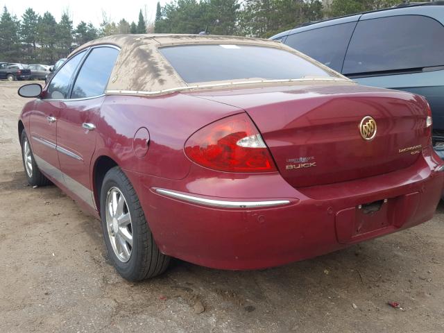 2G4WD582661210371 - 2006 BUICK LACROSSE C RED photo 3