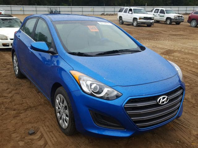 KMHD35LH5HU353731 - 2017 HYUNDAI ELANTRA GT BLUE photo 1